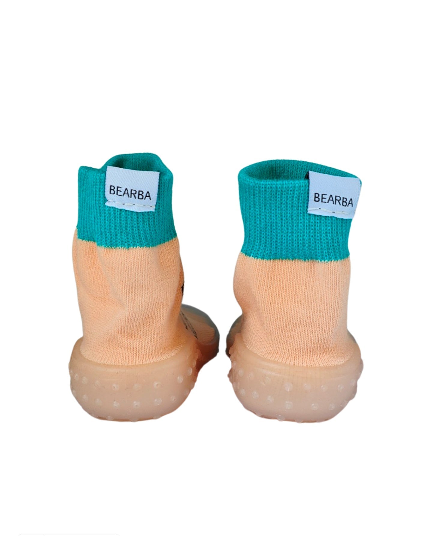 Guess Who Sherbet by Bearba-Sock Shoes for Babies & Toddlers Sizes- XS,S,M- Flexible Soles, Lightweight, Machine Washable - Bearba